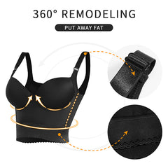 New high-support body-shaping vest-style body-shaping plus-size sports bra