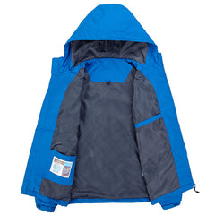 Men's Casual Outdoor Windproof and Rainproof Hooded Jacket