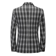 New Fashion Casual Plaid Blazer