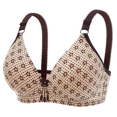 Printed Thin Comfortable Wireless Bra