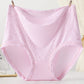 [6PCS] Large Size Antibacterial High Waist Tummy Control 100% Cotton Breathable Women's Panties