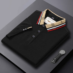 Men's Lapel Cotton Polo Shirt