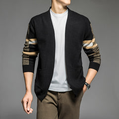 Men's High Quality Jacquard Business Casual Fashion Cardigan