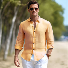 Men's Vintage Cotton and Linen Shirts