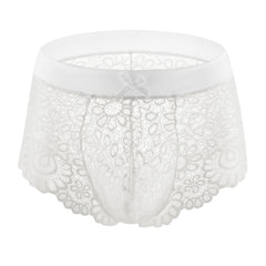 Men's Sexy Lace Boxers