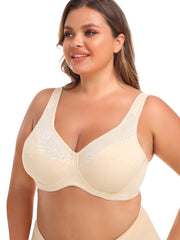 Popular lace plus size bra BCDEF cup tight bra