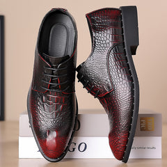 2023 New Men's Business Soft Sole Casual Wear-Resistant Breathable Anti-Slip Leather Shoes