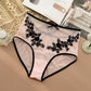 New High-waist Mesh Breathable Large Size Lace Sexy Seamless Hip-covering Panties