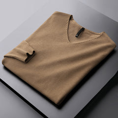 Men's Warm V-Neck Sweater