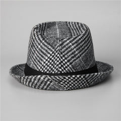 Men's Autumn and Winter Woolen Jazz Hat Gentleman Hat
