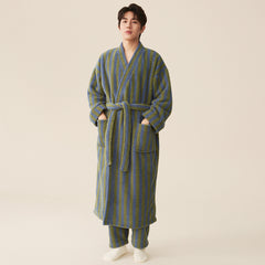 New Winter Thick Coral Fleece Nightgown