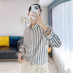 Men's New Gentleman High-quality Striped Plaid Business Casual Shirt