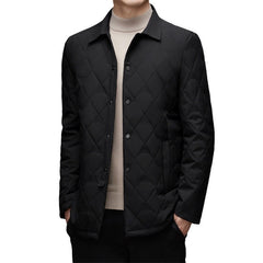 Thick warm lapel jacket