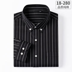 Men's Pure Cotton Business Casual Striped Shirt