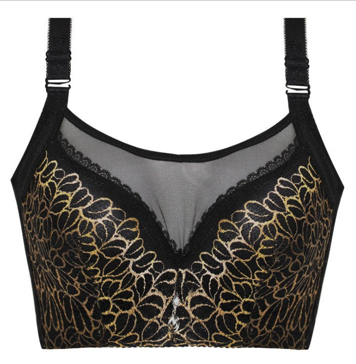 Thin full cup sexy plus size bra