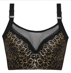 Thin full cup sexy plus size bra