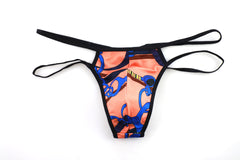 Men's Low-rise Printed Sexy Thong