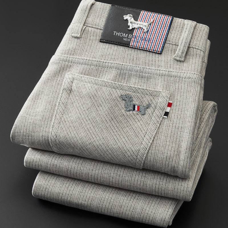 Men's Winter Thick Warm Woolen Casual Pants