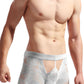 Men's Sexy Lace Open Mesh Transparent Boxer Briefs