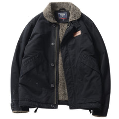 Casual fleece oversized jacket