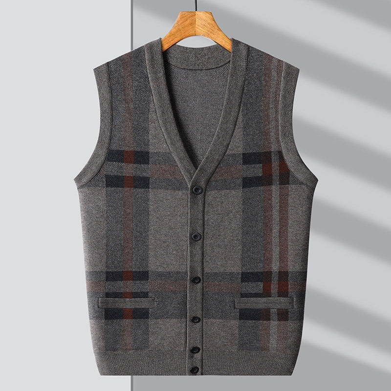 2024 Men's Warm Knitted Vest