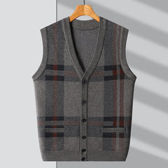 2024 Men's Warm Knitted Vest