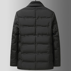 New winter fake two-piece business casual down jacket