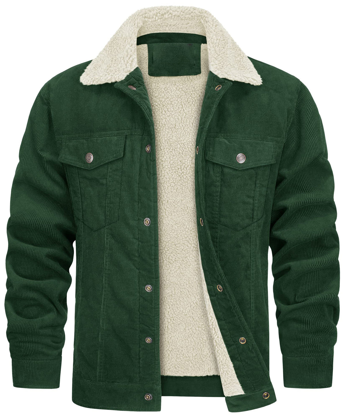 Men's 2023 New Corduroy Lapel Plush Loose Casual Jacket
