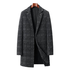 New Chenille Plaid Coat