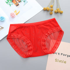 Transparent, Seamless, Breathable Low-waist Briefs