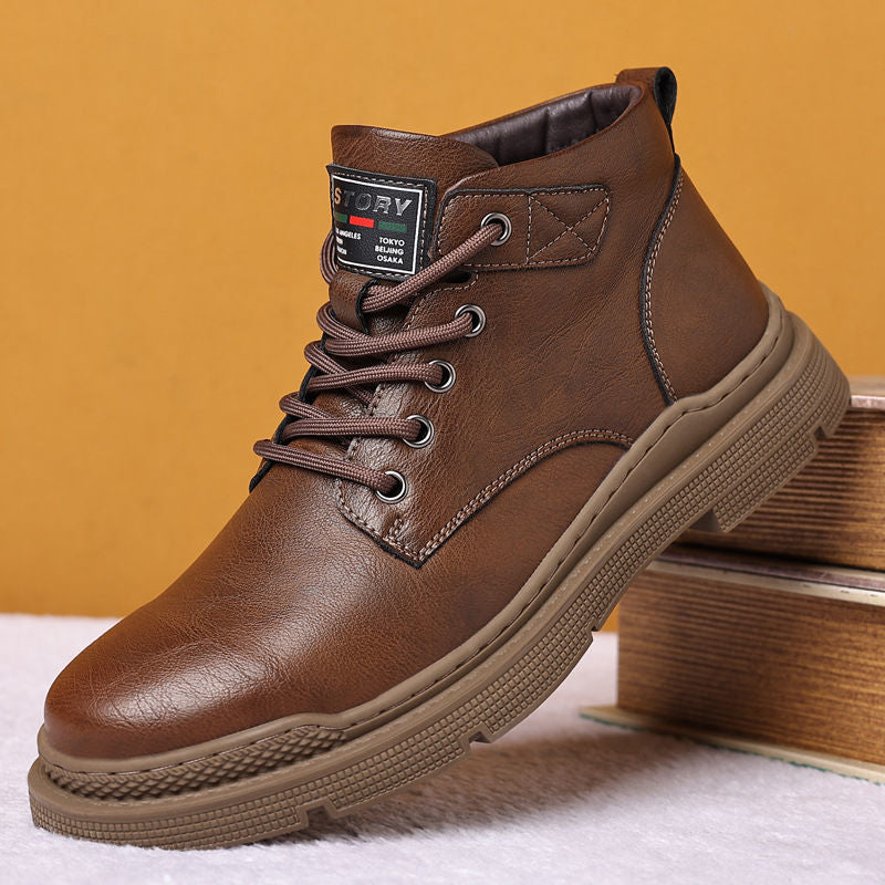 Men's Casual Warm, Comfortable and Versatile Martin Boots
