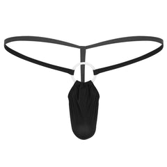 Men's Low Rise Sexy Ice Silk Thong