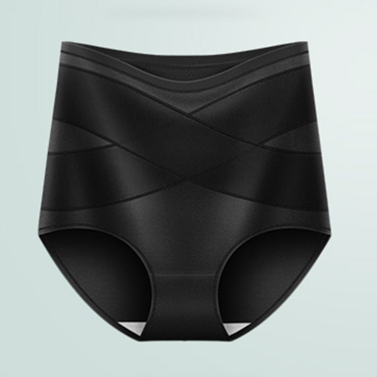 High waist pure cotton hip lifting tummy control pants breathable Panties