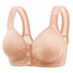 No rims front button sexy lace bra