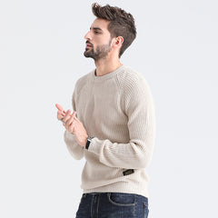 Men's New Round Neck Bottoming Sweater