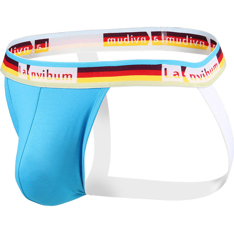 Men's Plus Size Rainbow Belt Sexy Thong