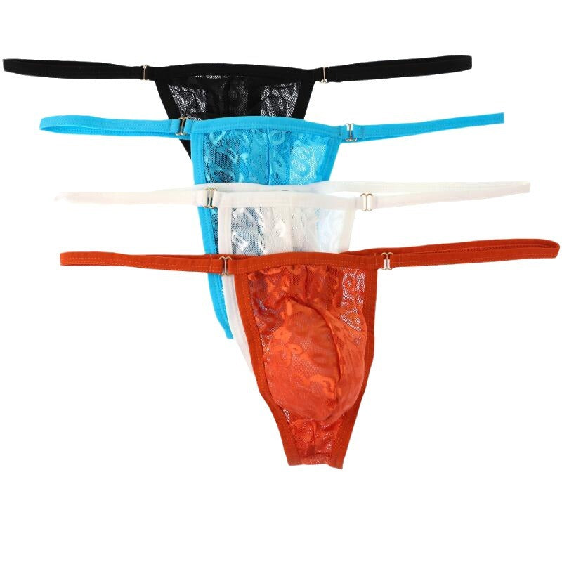 Men's Lace Low Rise Thong