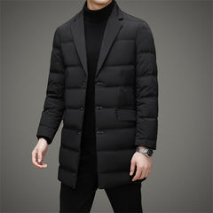 2024 Men's Long Business Warm Down Jacket