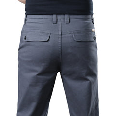 2024 Men's New Slim Straight High-end Cotton Casual Pants