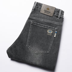 2024 New Elastic Versatile Loose Fashionable High-end Jeans