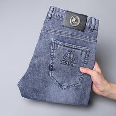 Men's New High Quality Casual Loose Straight Jeans