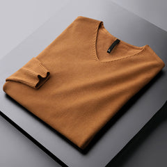 Men's Warm V-Neck Sweater