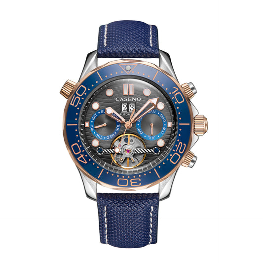 Men's Classic Seamaster Business Waterproof Mechanical Watch