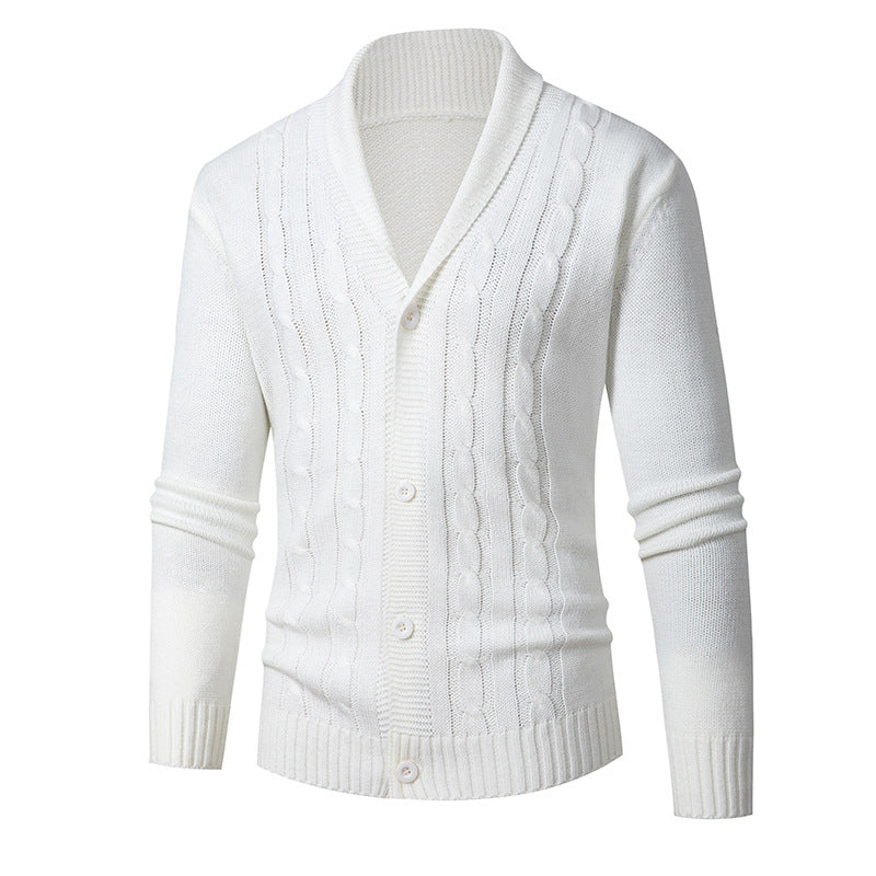 New Men's Casual Knit Cardigan Sweater