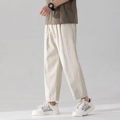 2024 Men's New Loose Straight Casual Trousers