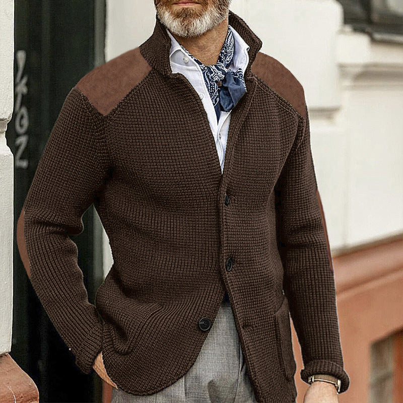 2024 New Slim Lapel Knitted Jacket