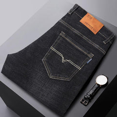 2024 Men's Straight Leg Loose Stretch Business Versatile Jeans