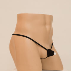Men's Christmas Hat Sexy Hollow No-take-off Thong
