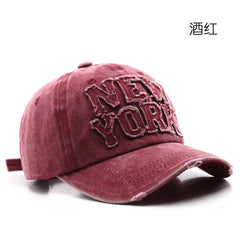 Men's Outdoor Fashion Embroidered Peaked Cap