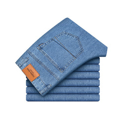Men's New Pure Cotton Business Loose Casual Jeans